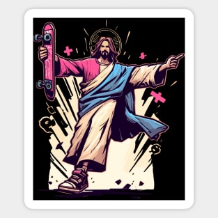 Jesus christ skater Magnet